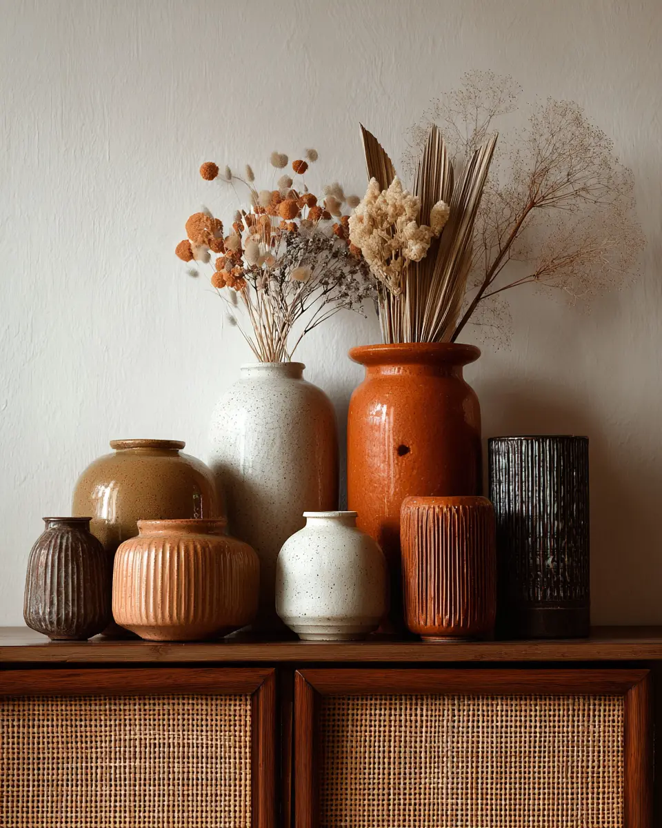 Terracotta Contemporary Entryway Decor Ideas