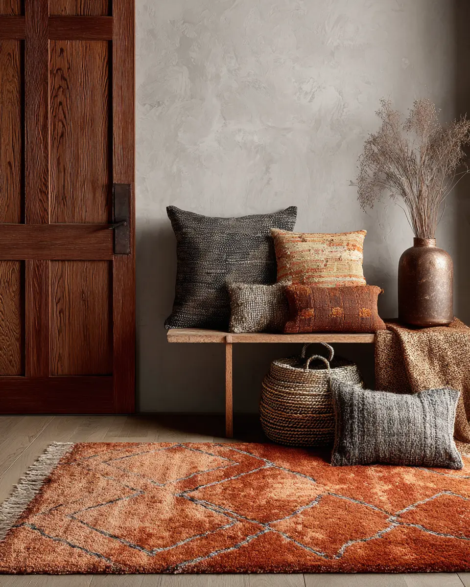 Terracotta Contemporary Entryway Decor Ideas