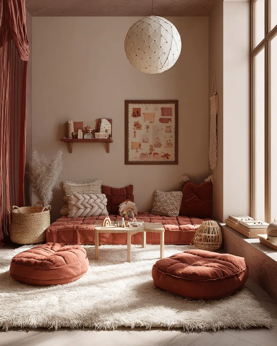 Terracotta Eclectic Nursery Decor Ideas
