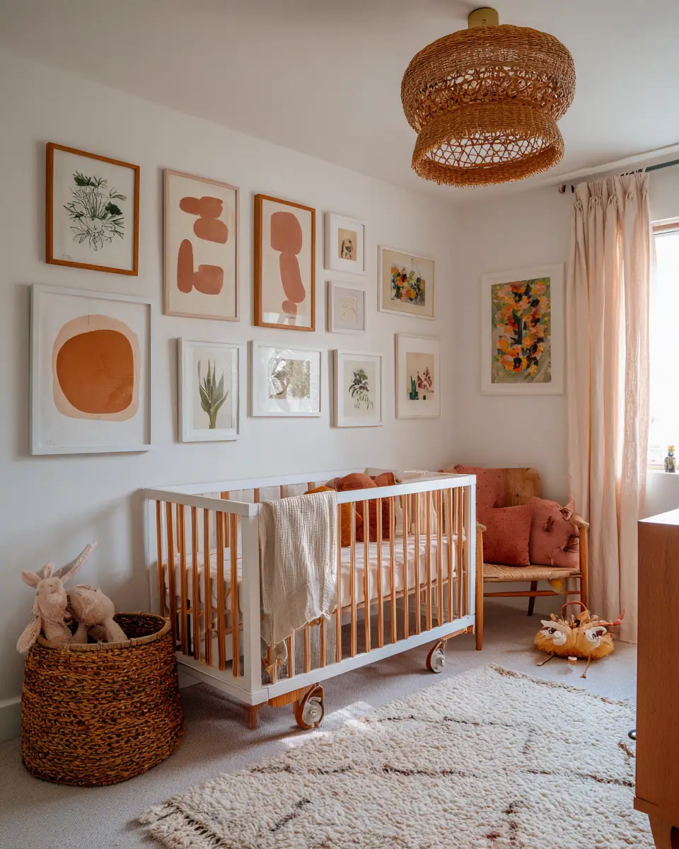 Terracotta Eclectic Nursery Decor Ideas