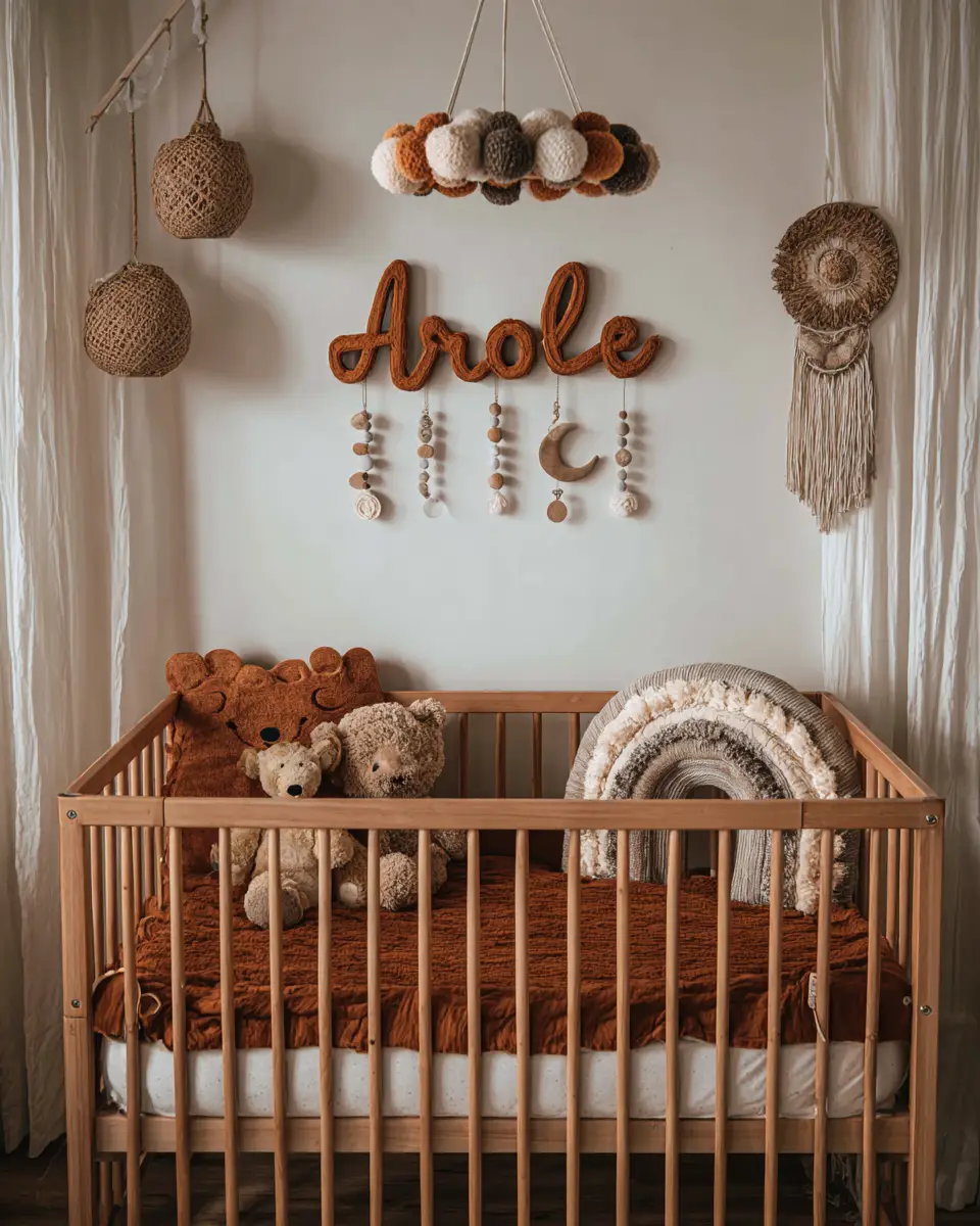 Terracotta Eclectic Nursery Decor Ideas