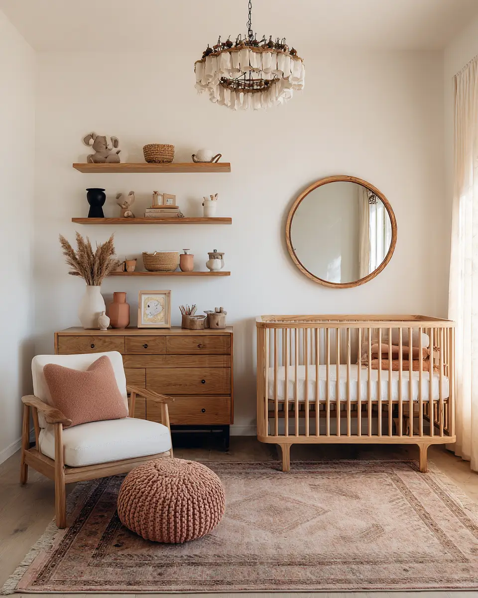 Terracotta Eclectic Nursery Decor Ideas