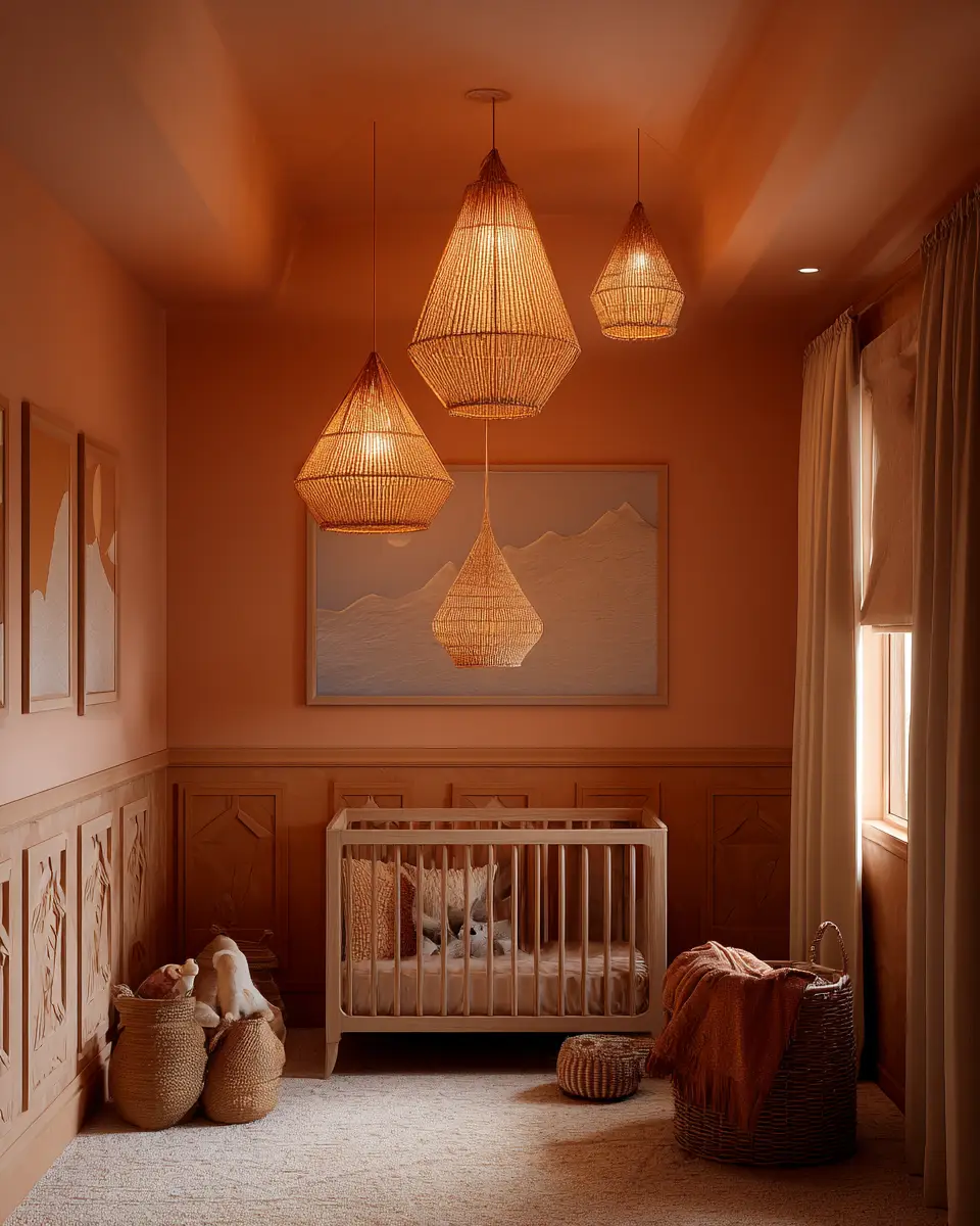 Terracotta Eclectic Nursery Decor Ideas
