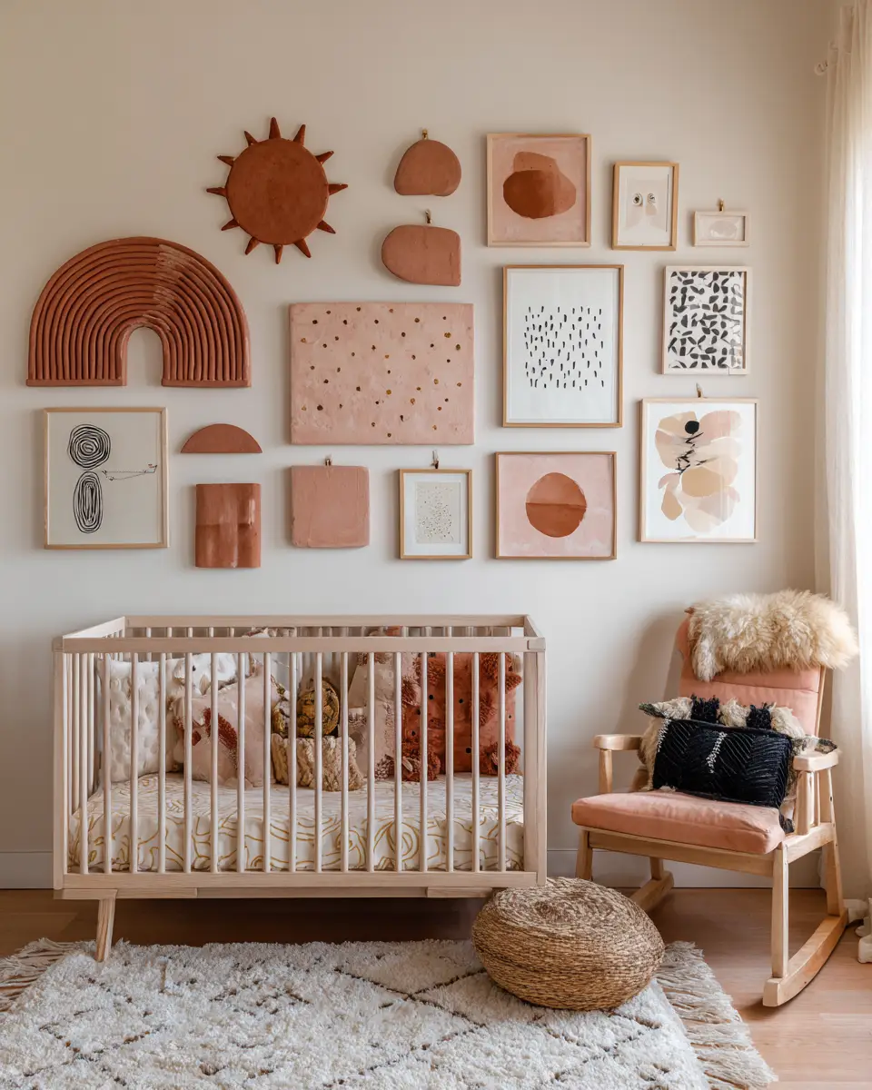 Terracotta Eclectic Nursery Decor Ideas