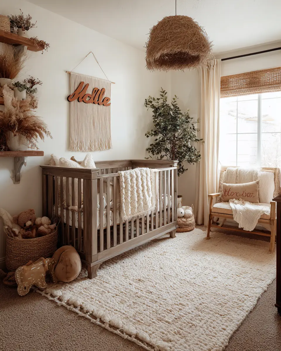 Terracotta Eclectic Nursery Decor Ideas