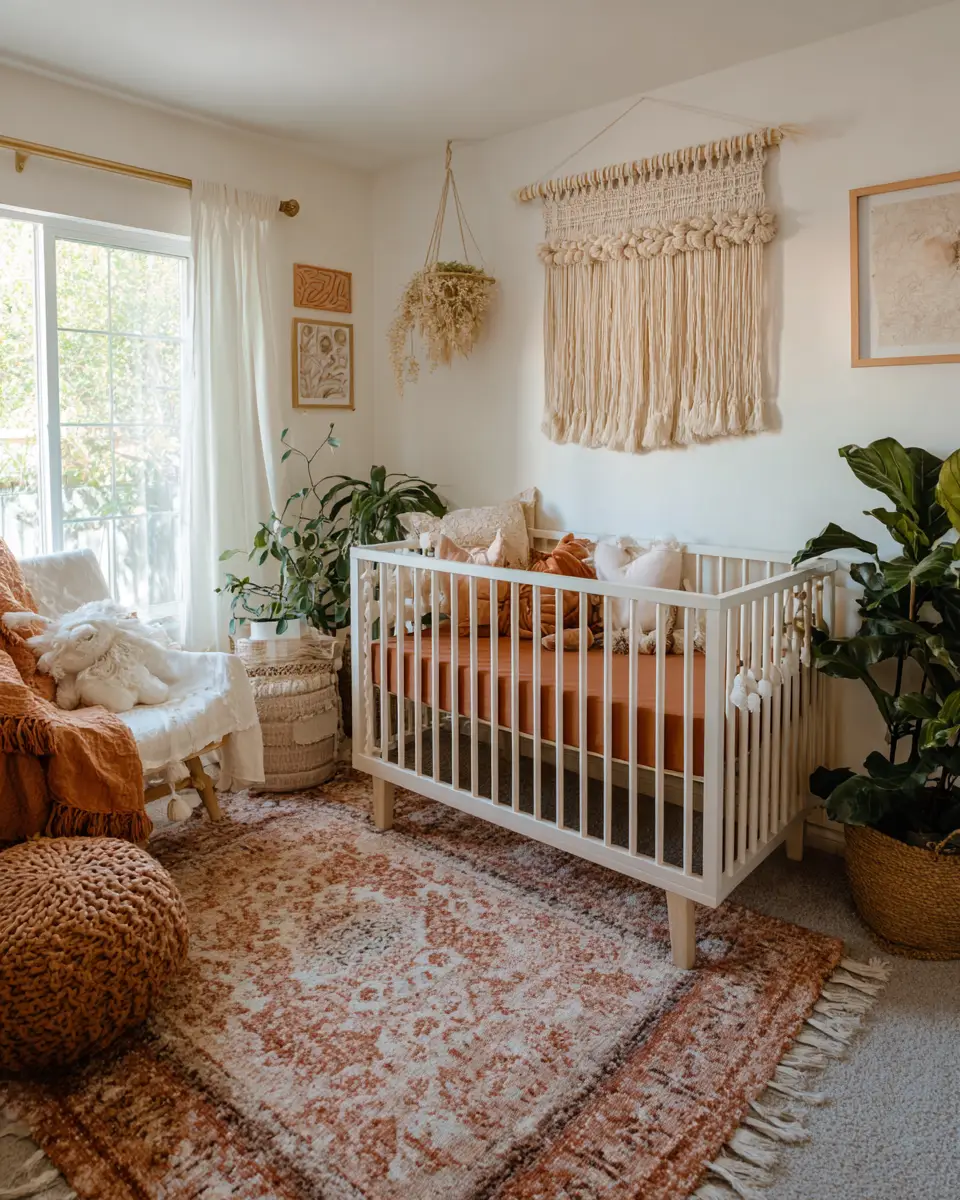 Terracotta Eclectic Nursery Decor Ideas