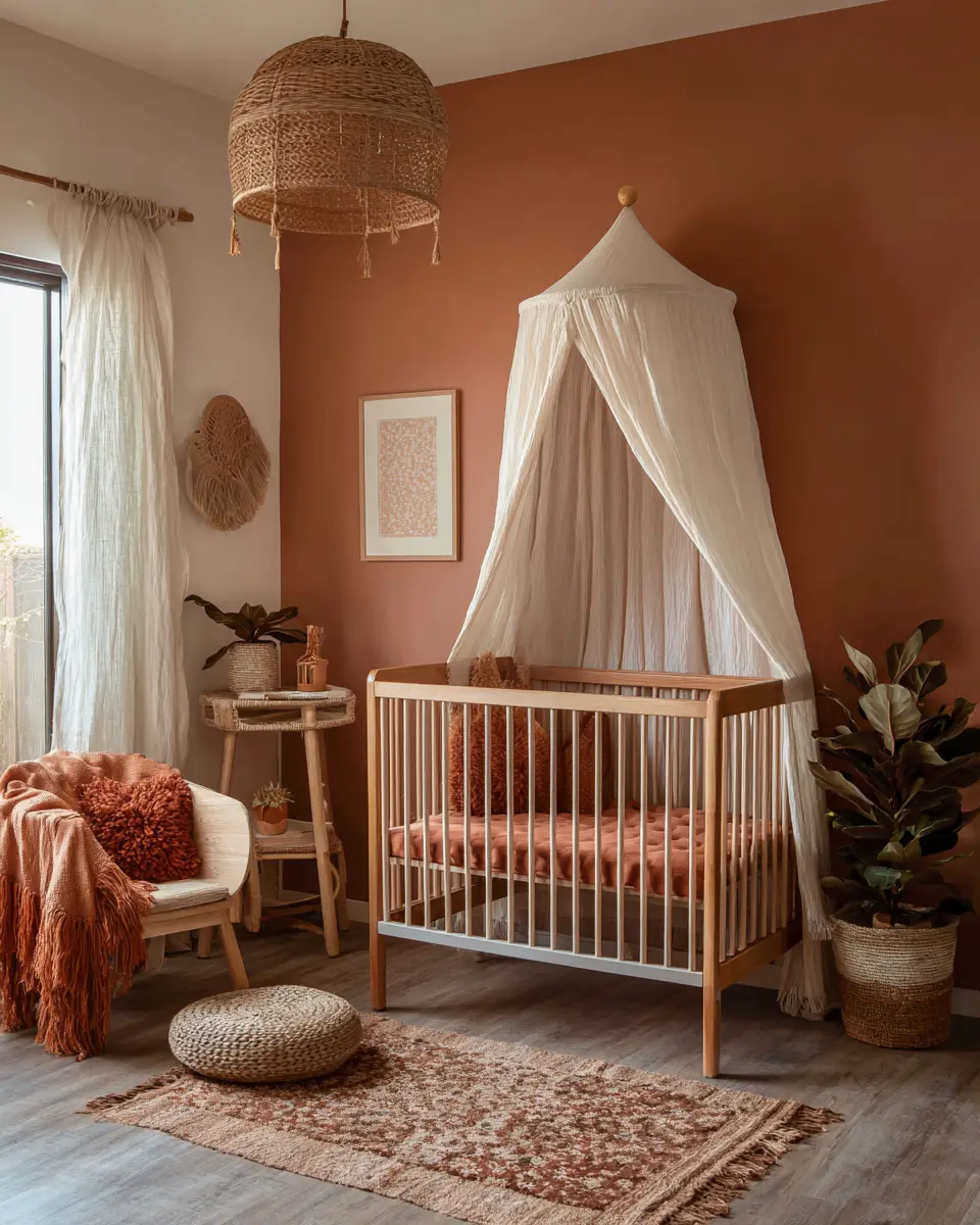 Terracotta Eclectic Nursery Decor Ideas