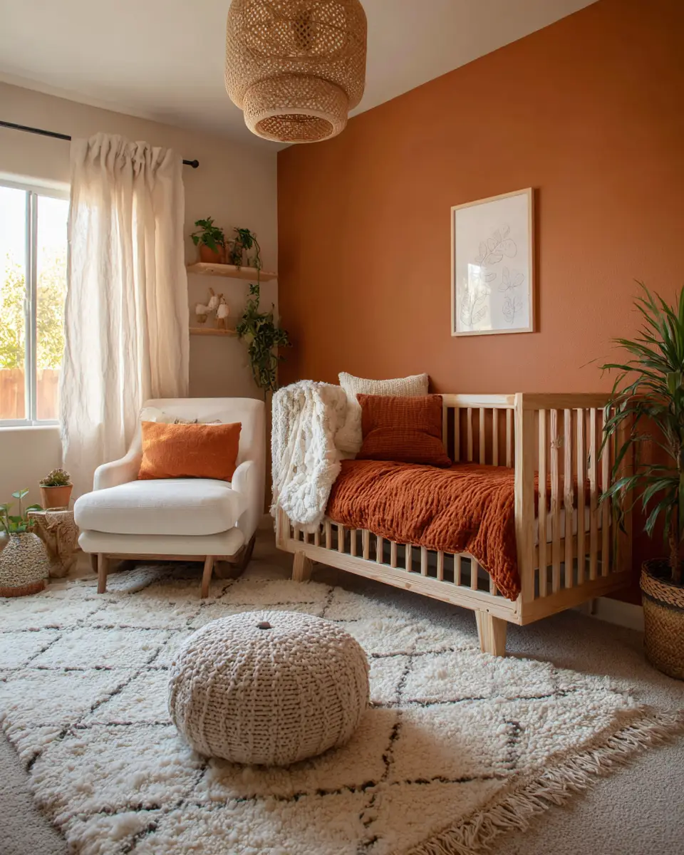 Terracotta Eclectic Nursery Decor Ideas