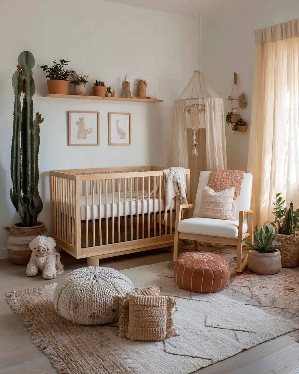 Terracotta Eclectic Nursery Decor Ideas