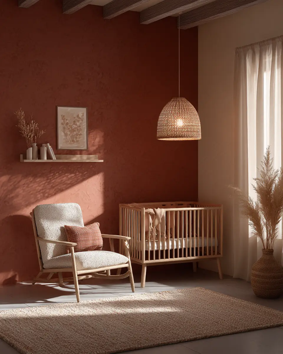 Terracotta Eclectic Nursery Decor Ideas