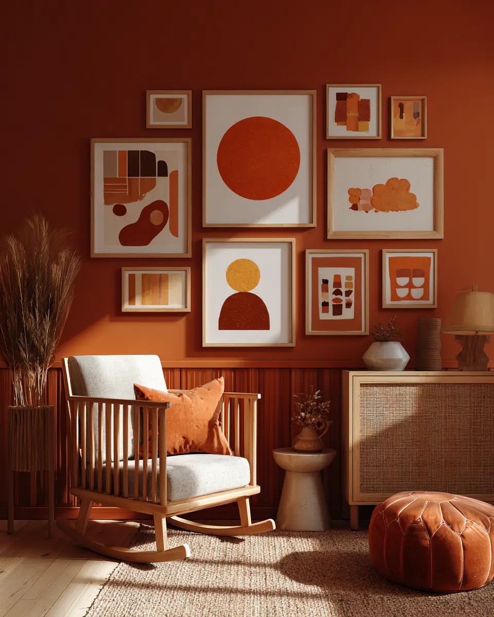 Terracotta Eclectic Nursery Decor Ideas