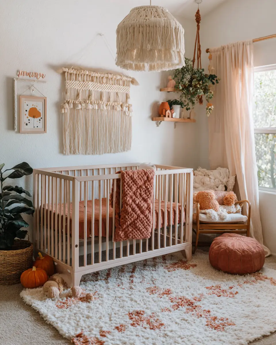 Terracotta Eclectic Nursery Decor Ideas