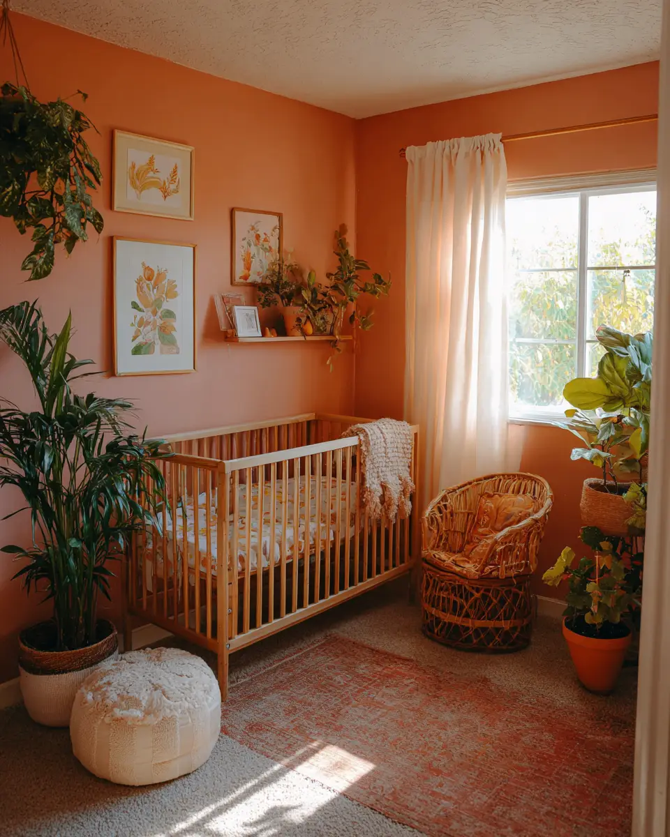 Terracotta Eclectic Nursery Decor Ideas