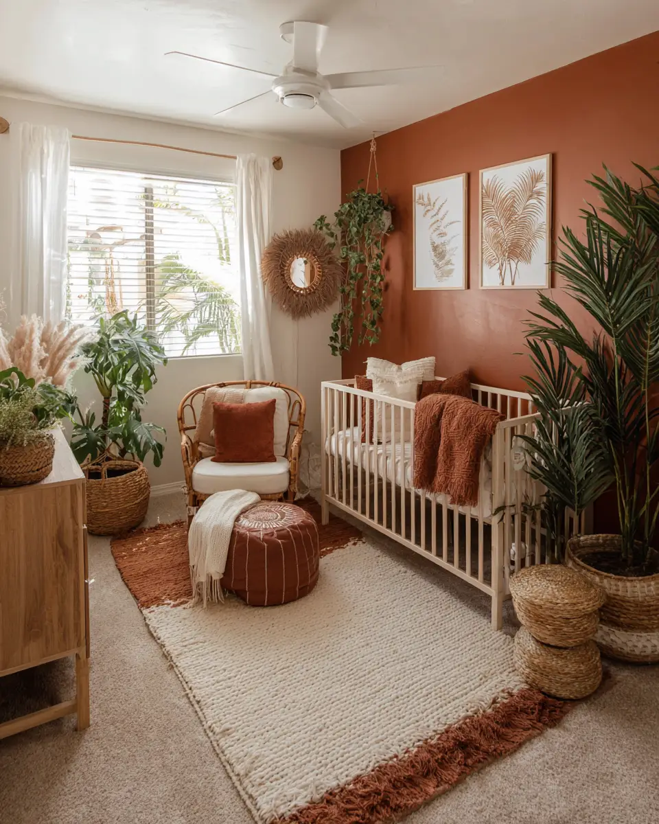 Terracotta Eclectic Nursery Decor Ideas