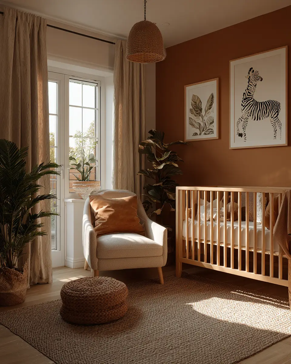 Terracotta Eclectic Nursery Decor Ideas