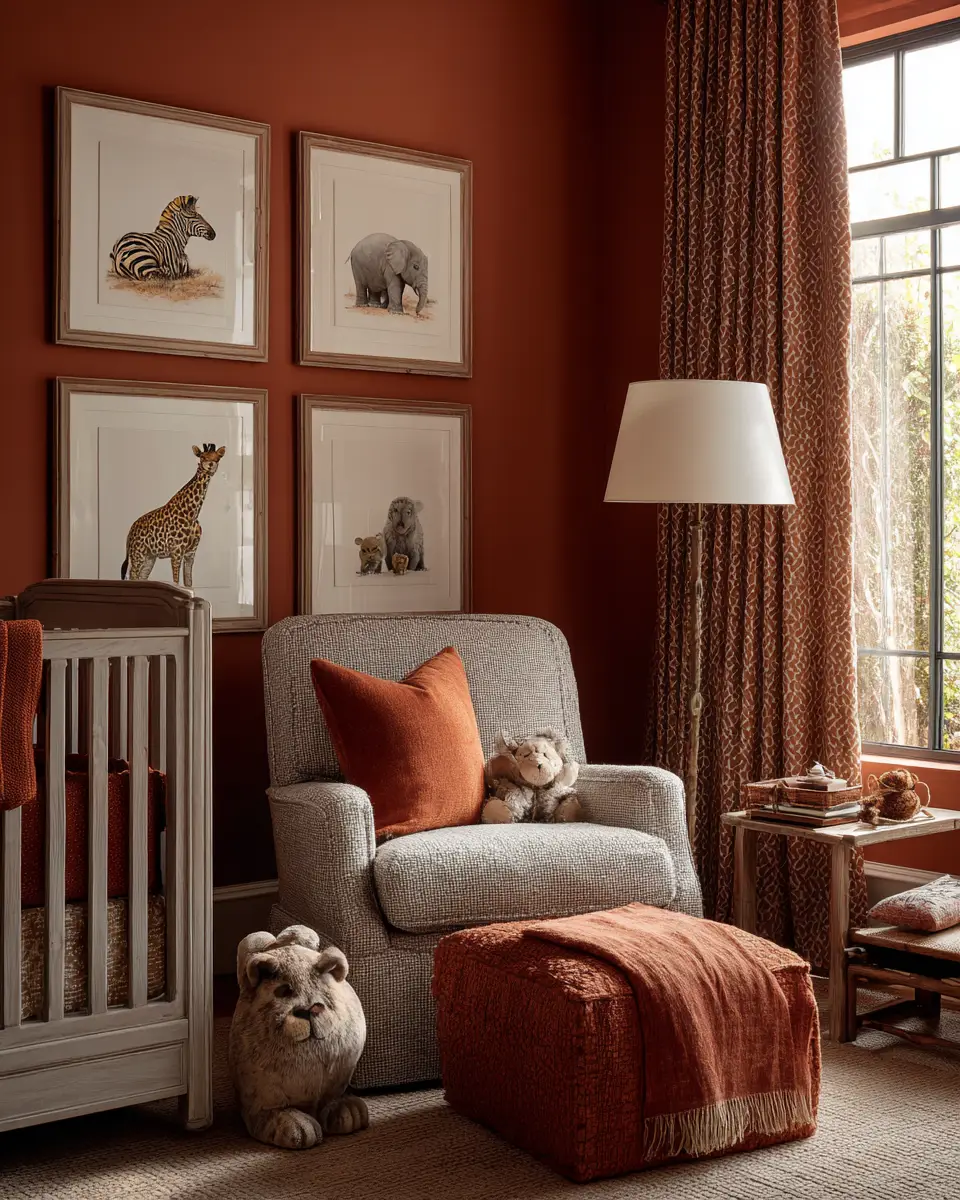 Terracotta Eclectic Nursery Decor Ideas