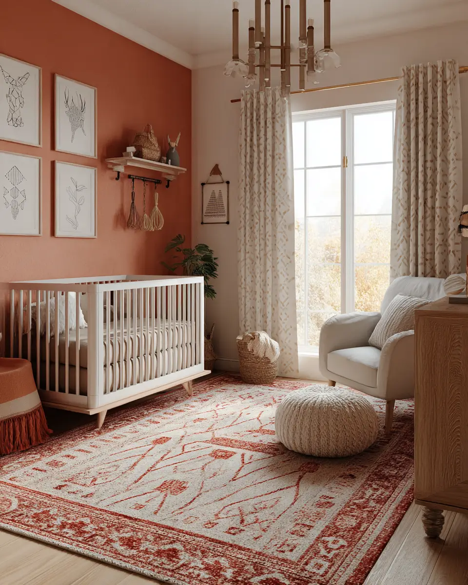 Terracotta Eclectic Nursery Decor Ideas