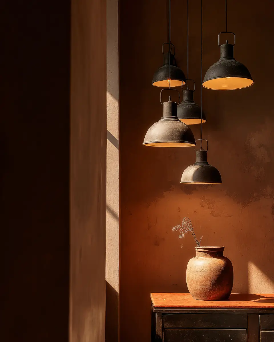 Terracotta Industrial Entryway Decor Ideas