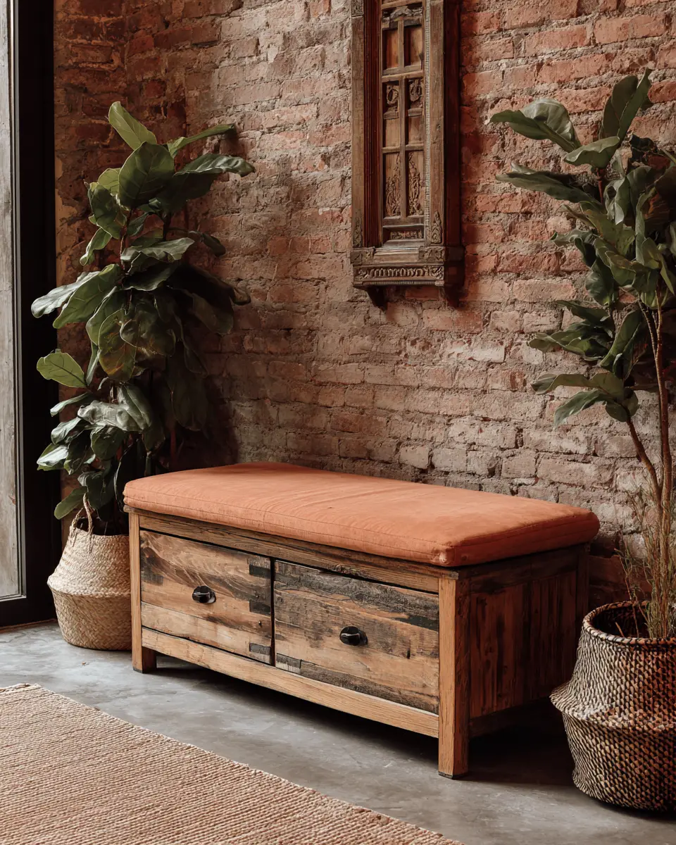 Terracotta Industrial Entryway Decor Ideas