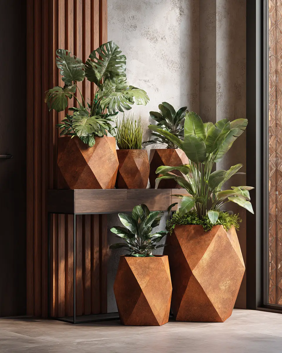 Terracotta Industrial Entryway Decor Ideas