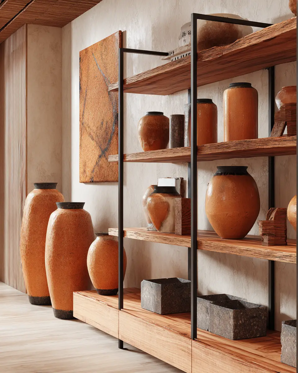 Terracotta Industrial Entryway Decor Ideas