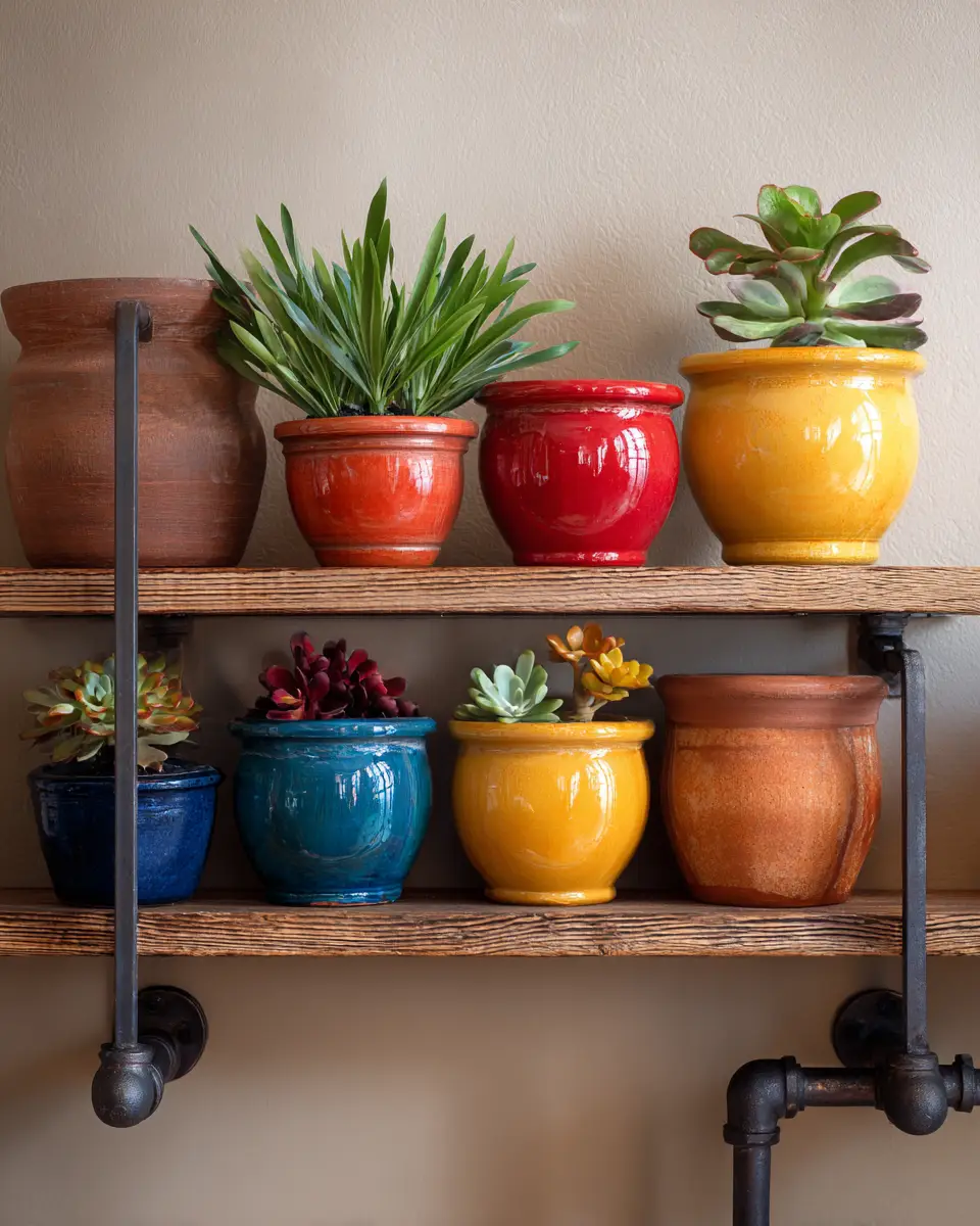 Terracotta Industrial Entryway Decor Ideas