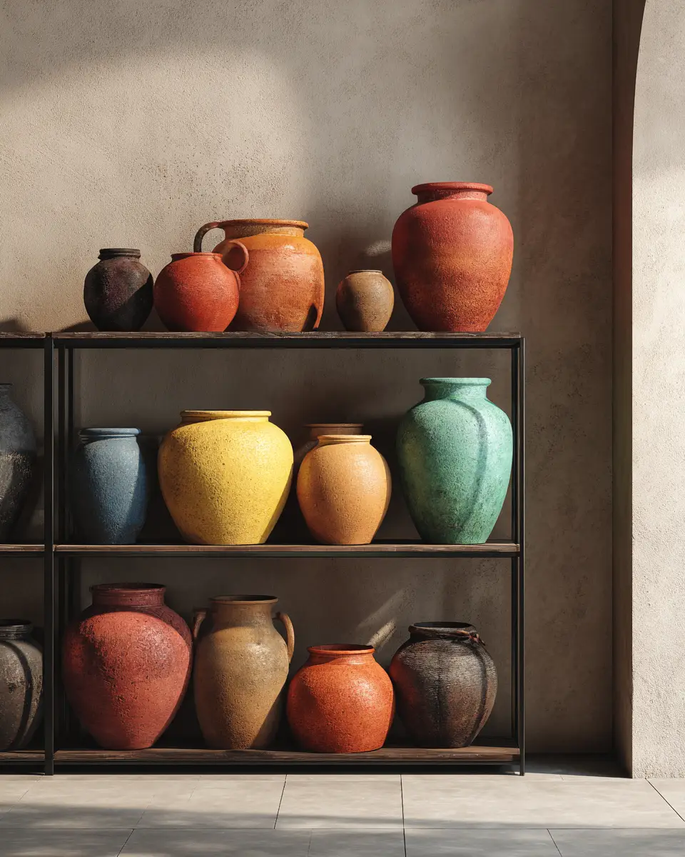 Terracotta Industrial Entryway Decor Ideas