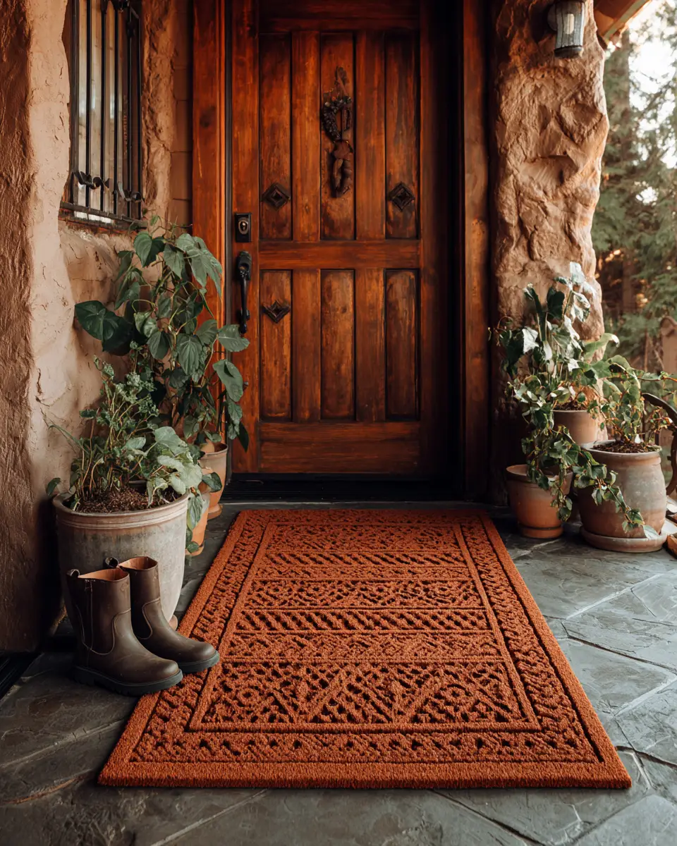 Terracotta Industrial Entryway Decor Ideas