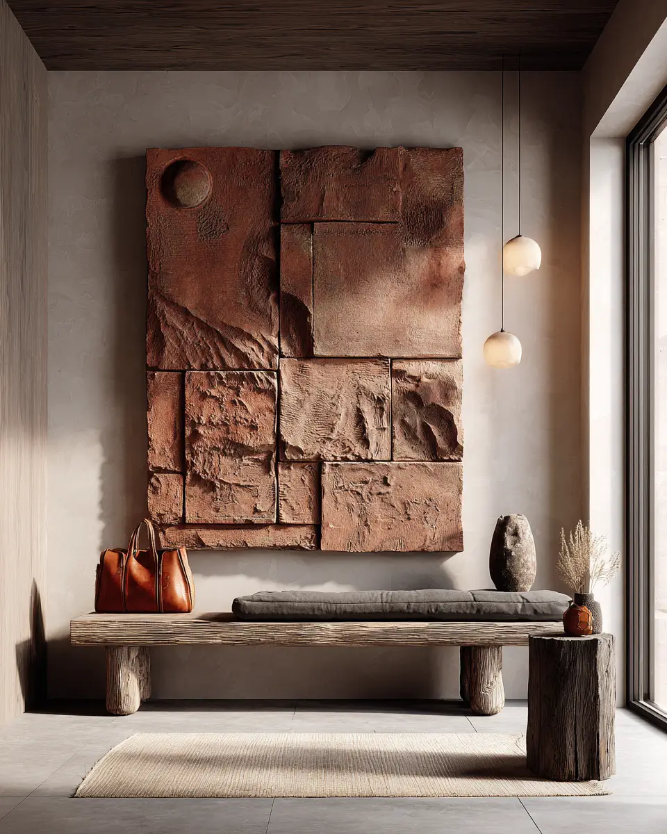 Terracotta Industrial Entryway Decor Ideas