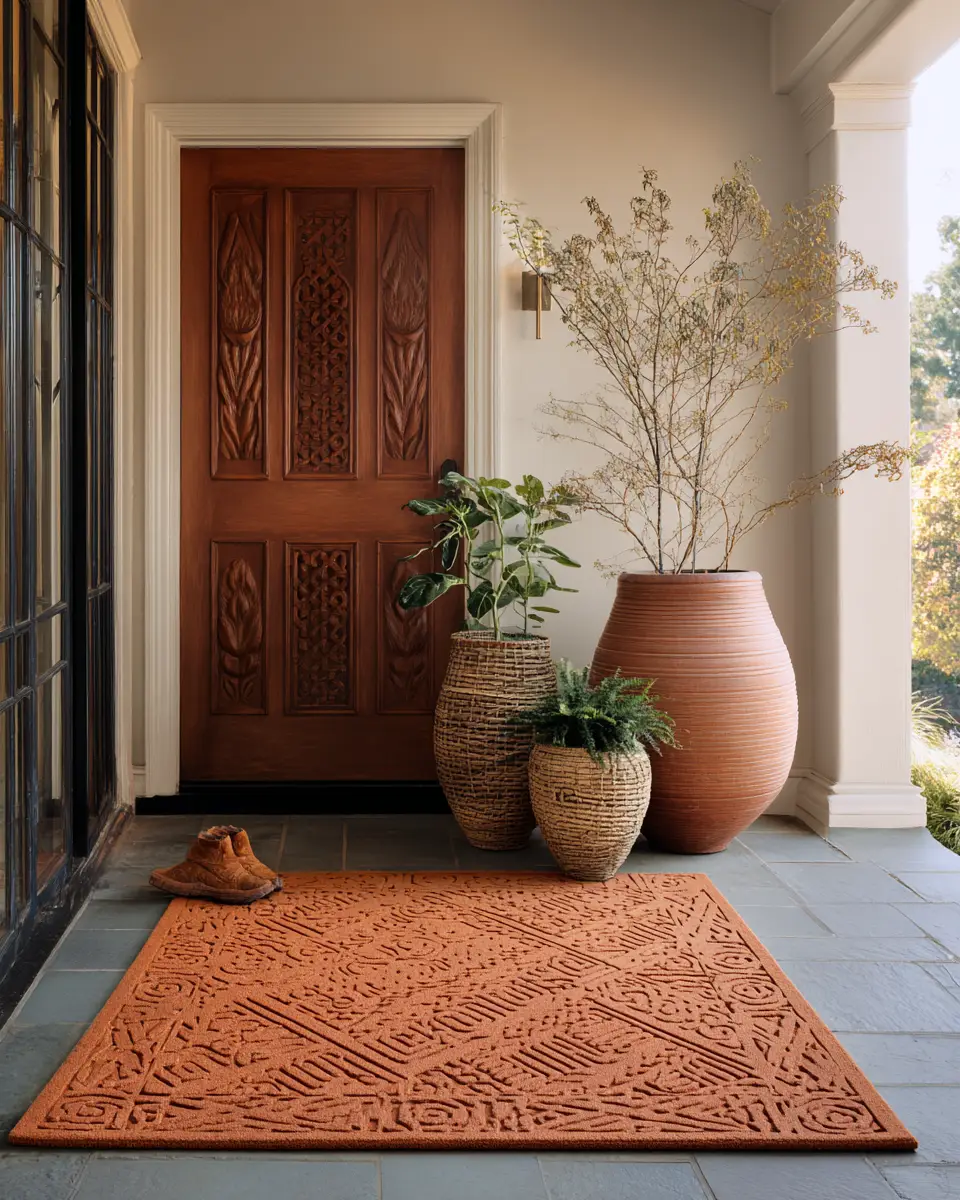 Terracotta Industrial Entryway Decor Ideas
