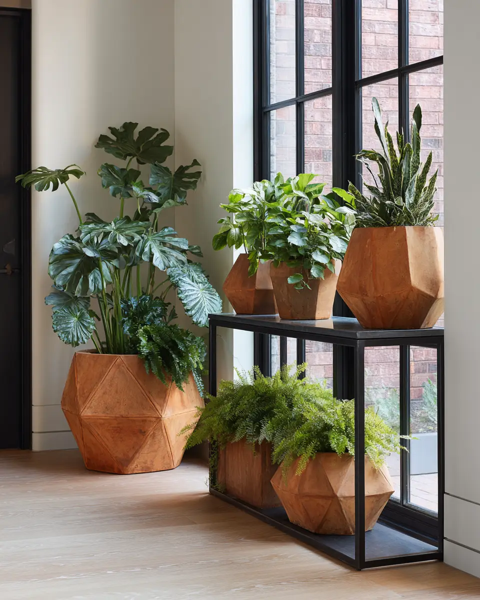 Terracotta Industrial Entryway Decor Ideas