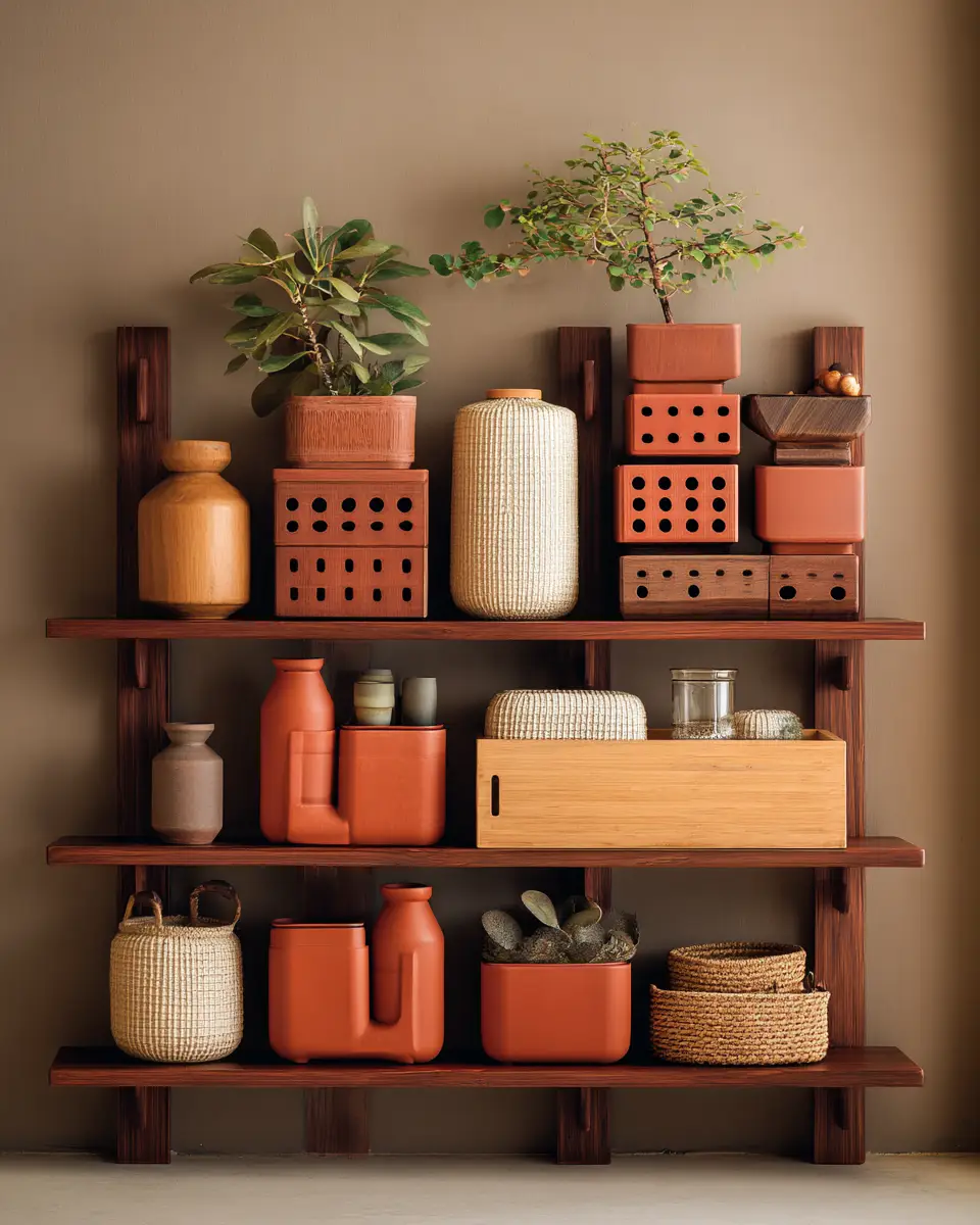 Terracotta Japandi Bedroom Decor Ideas