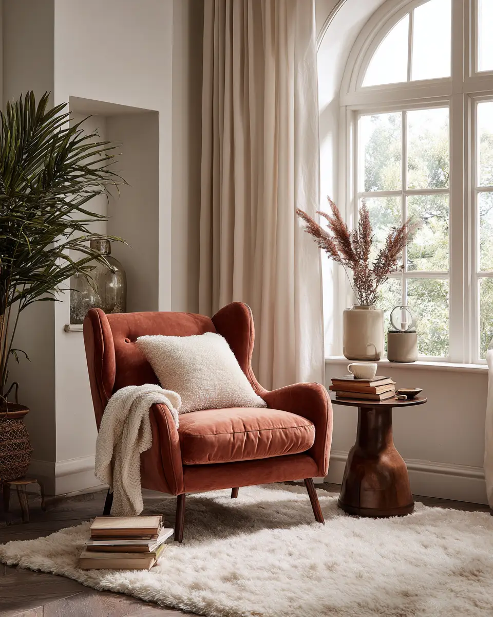 Terracotta Japandi Bedroom Decor Ideas