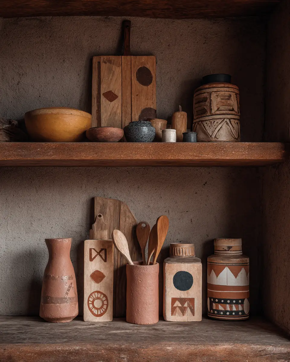 Terracotta Japandi Garage Decor Ideas