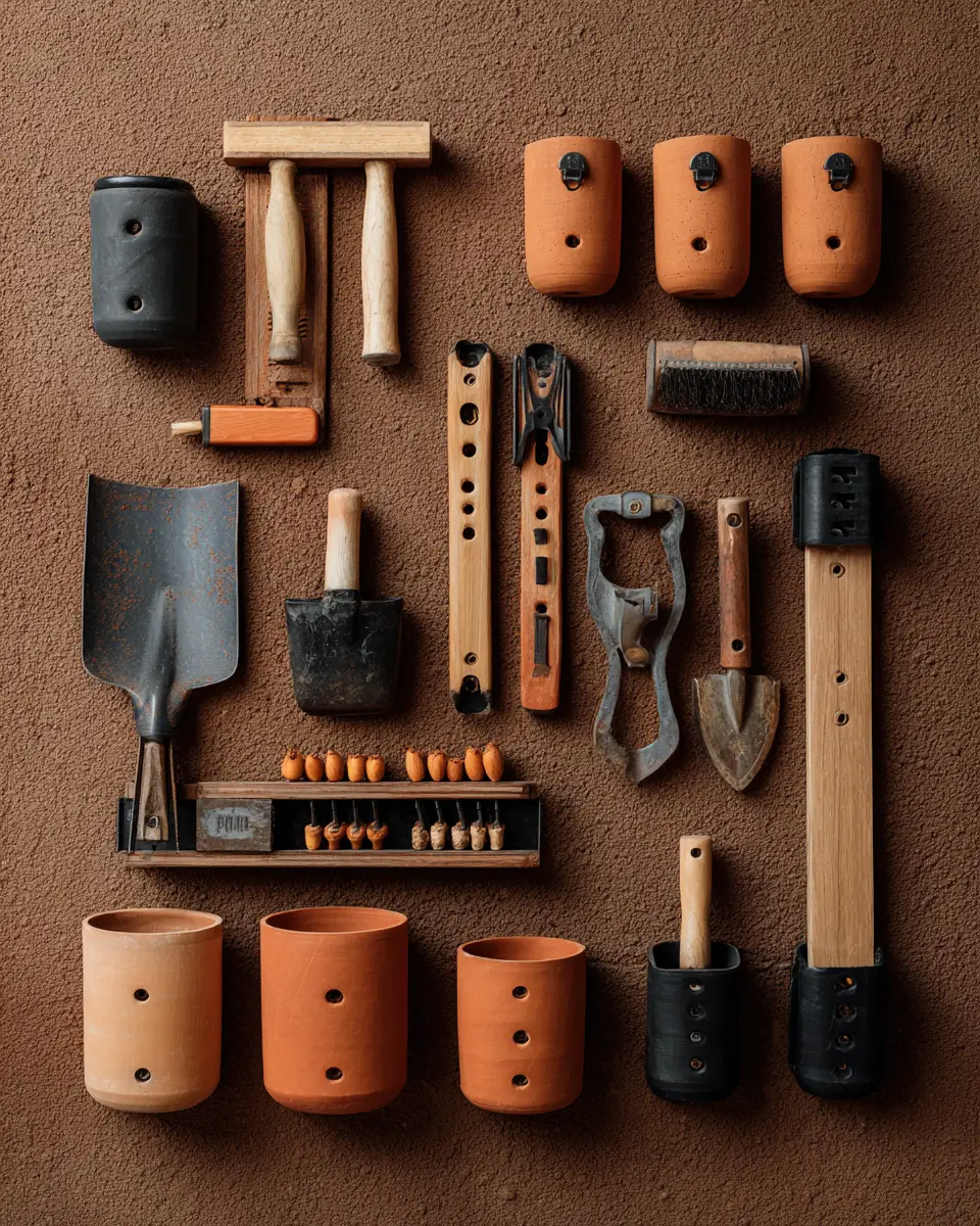 Terracotta Japandi Garage Decor Ideas