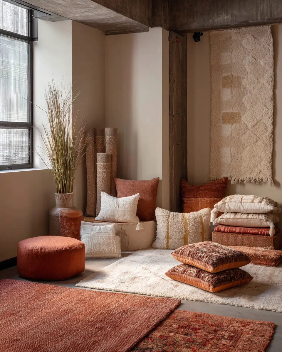 Terracotta Japandi Garage Decor Ideas