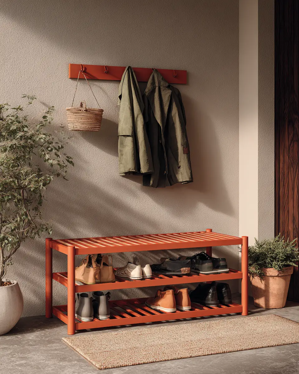 Terracotta Japandi Garage Decor Ideas