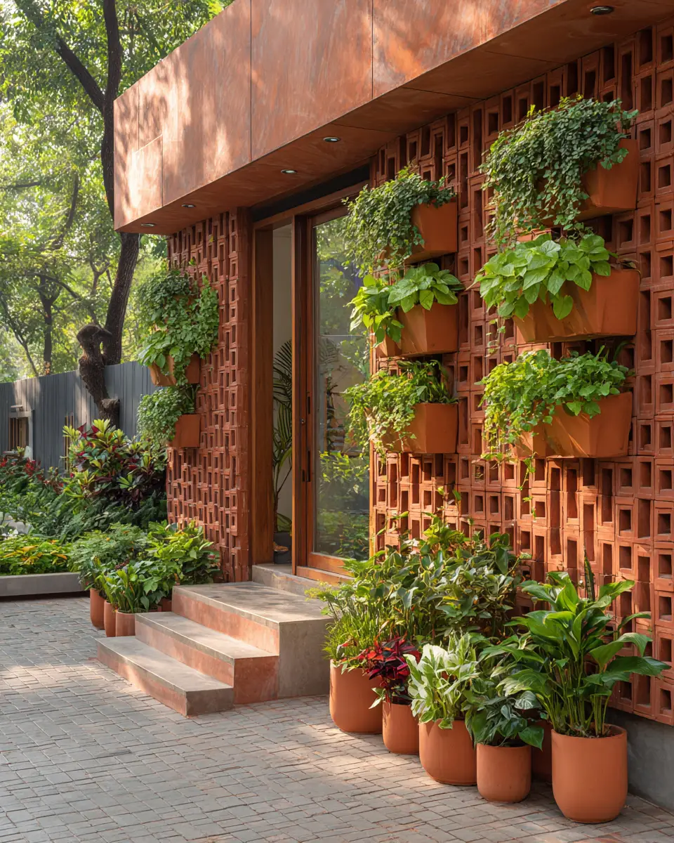 Terracotta Japandi Garage Decor Ideas