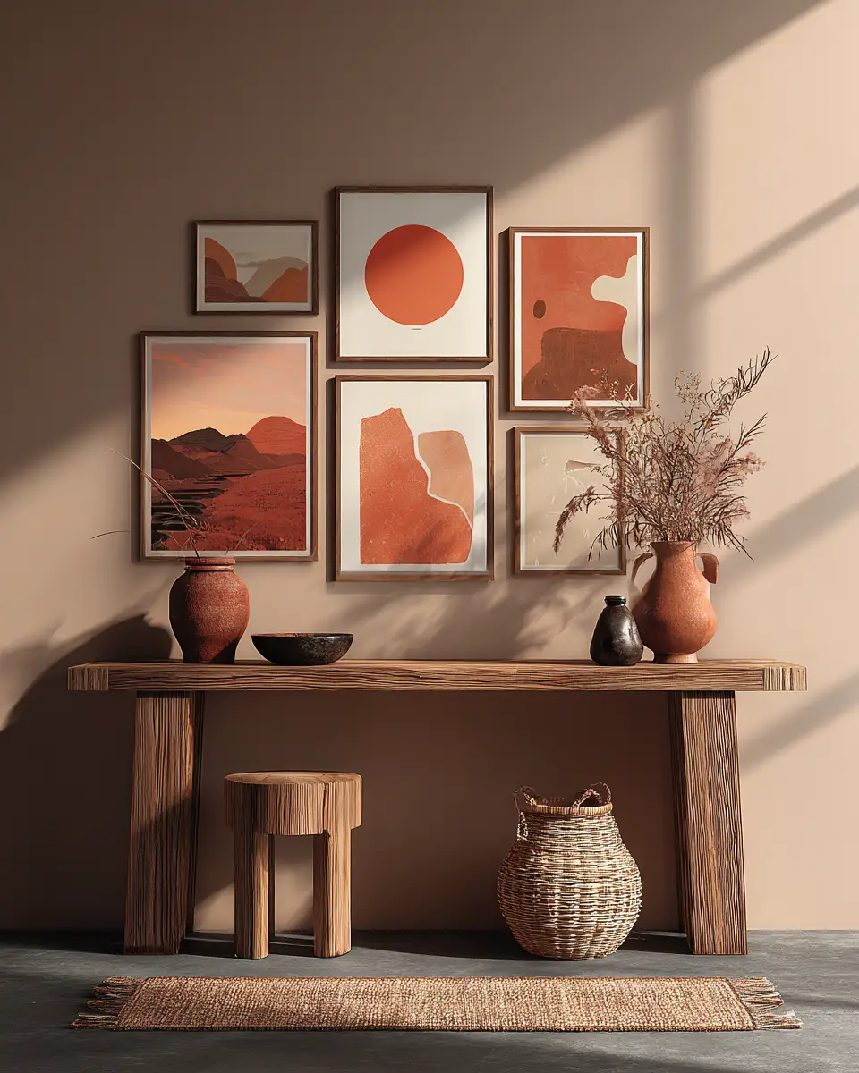 Terracotta Japandi Garage Decor Ideas