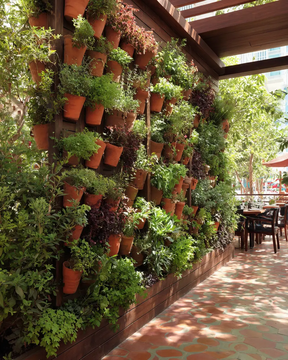 Terracotta Organic Modern Patio Decor Ideas