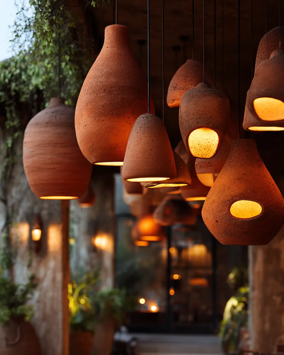 Terracotta Organic Modern Patio Decor Ideas