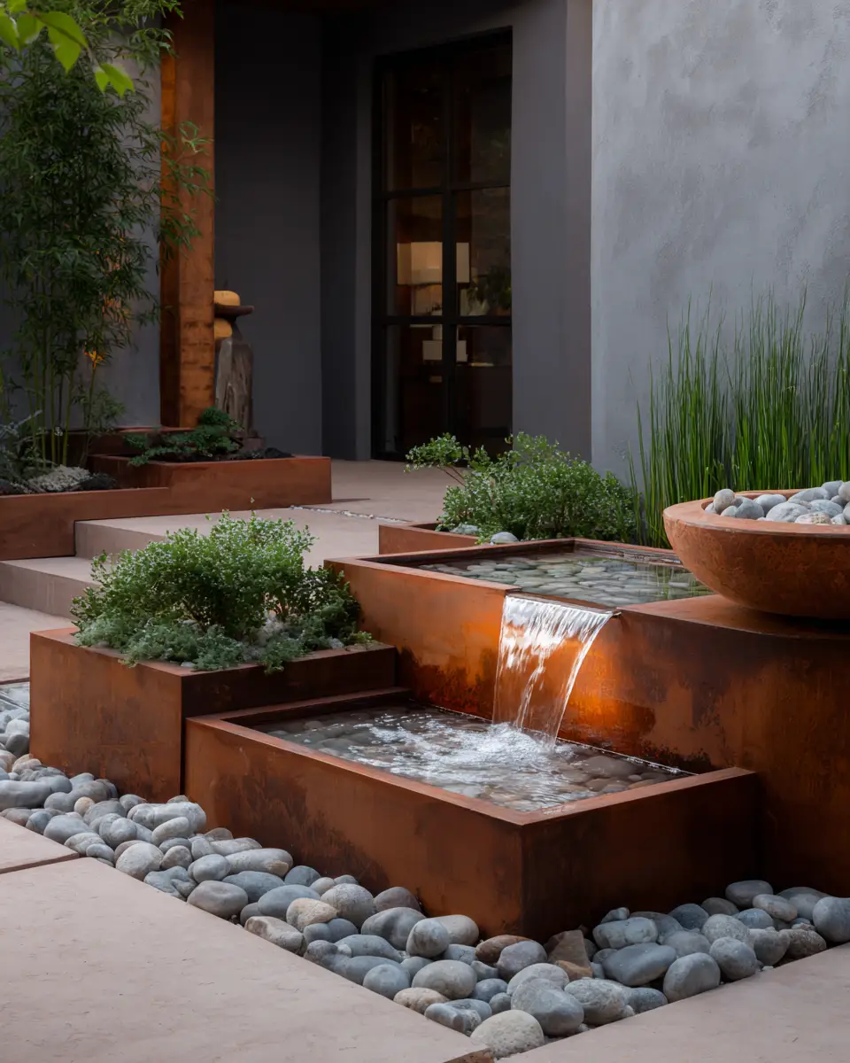 Terracotta Organic Modern Patio Decor Ideas