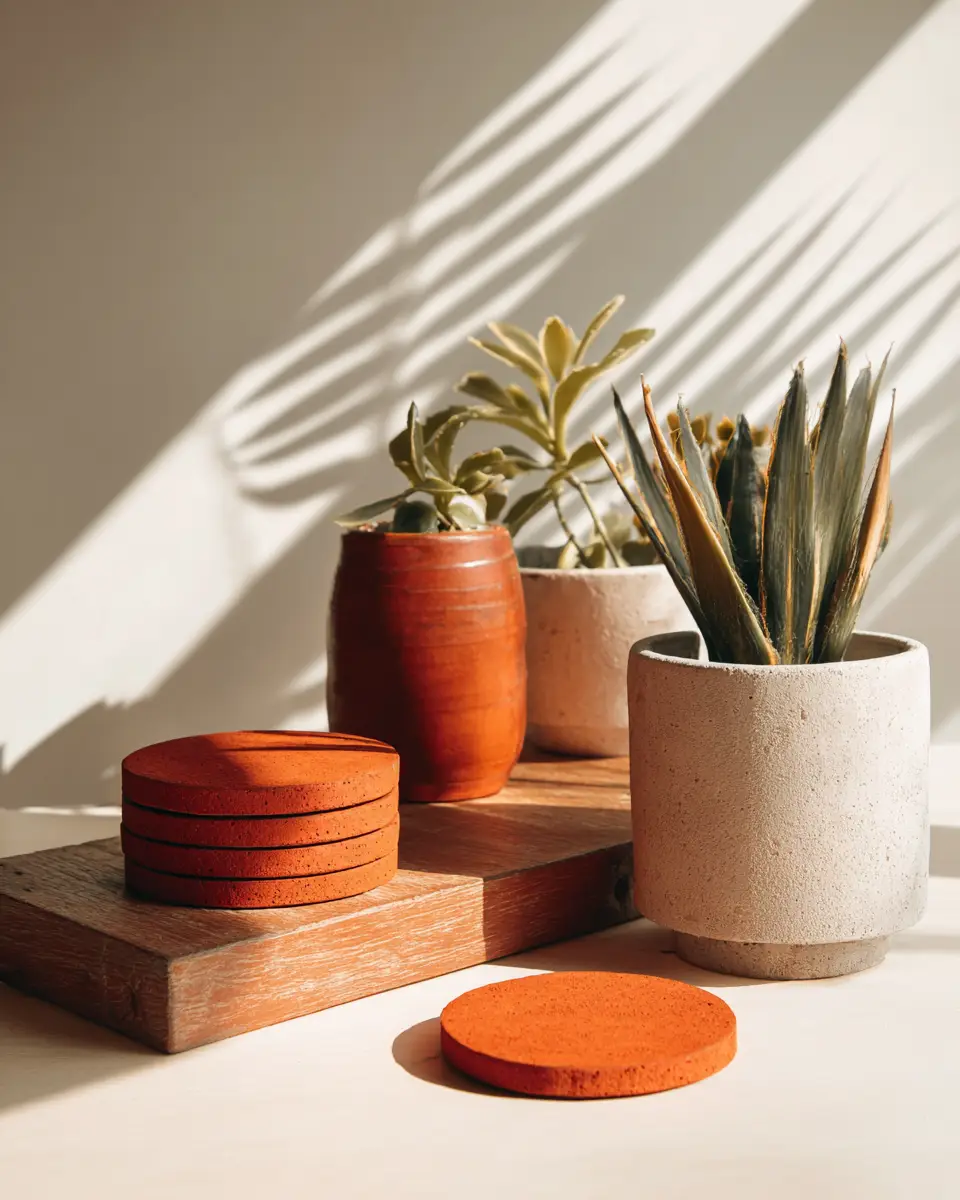 Terracotta Organic Modern Patio Decor Ideas