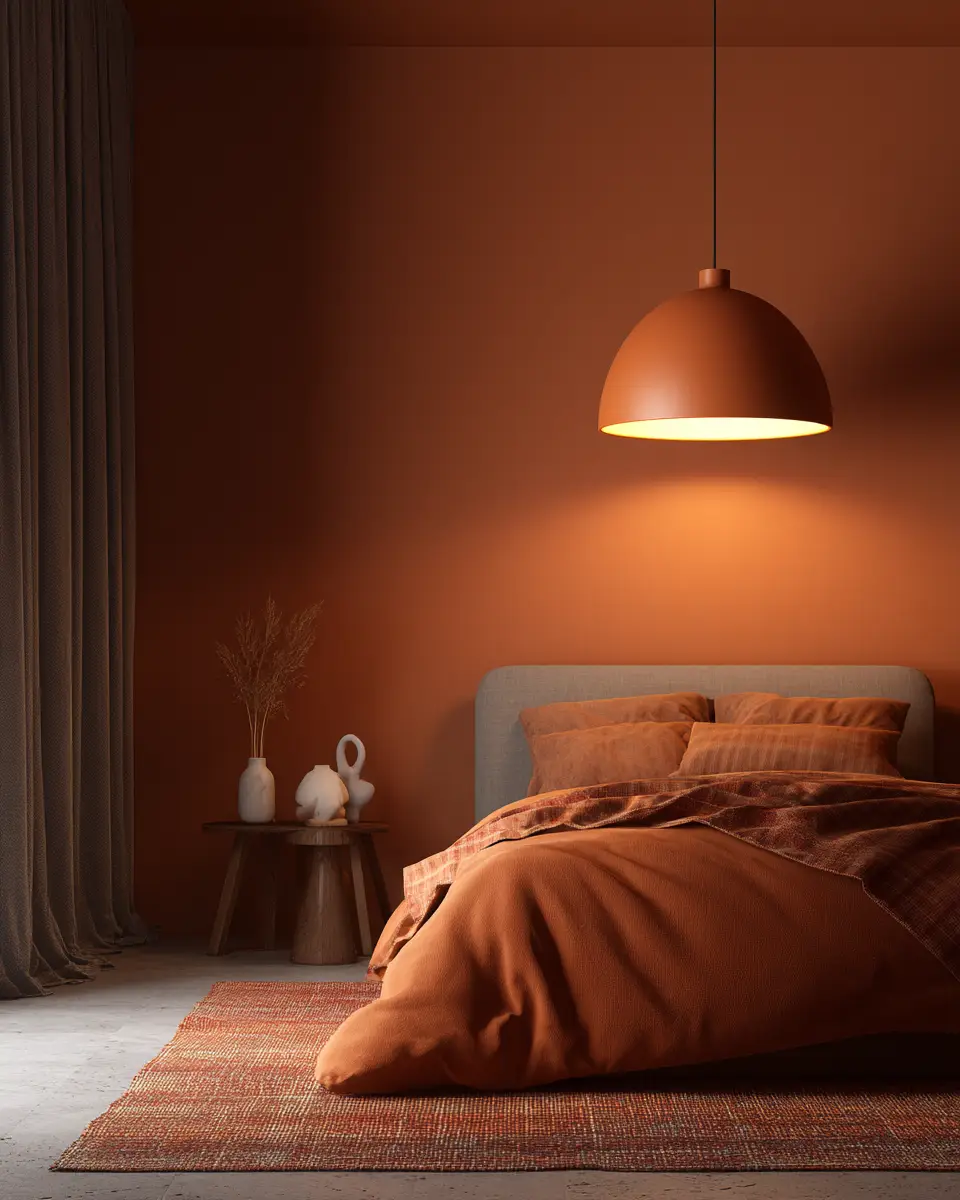 Terracotta Scandinavian Bedroom Decor Ideas