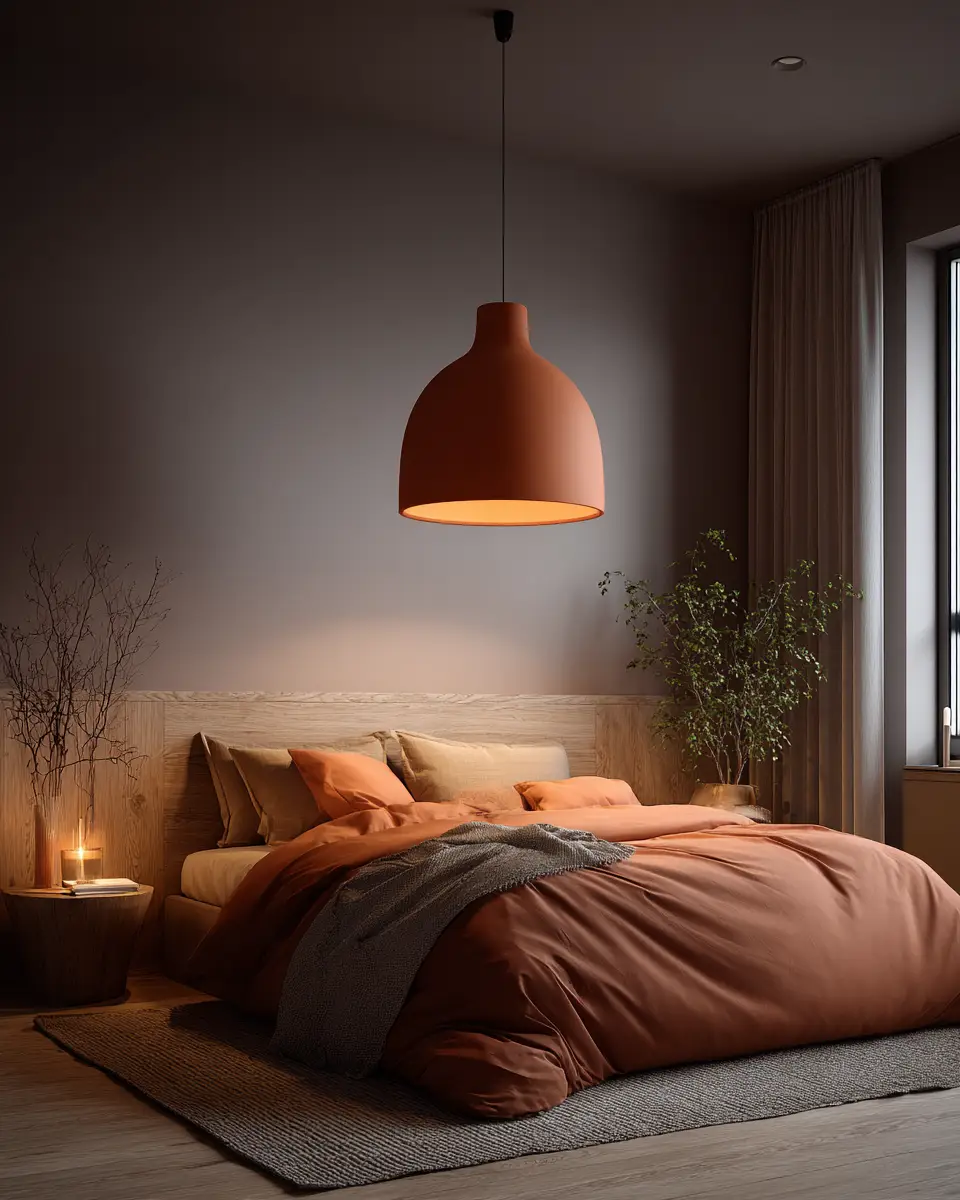 Terracotta Scandinavian Bedroom Decor Ideas