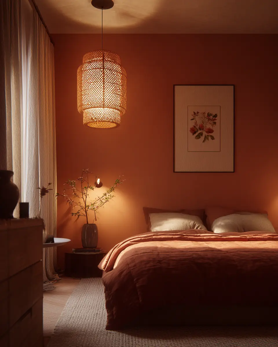 Terracotta Scandinavian Bedroom Decor Ideas