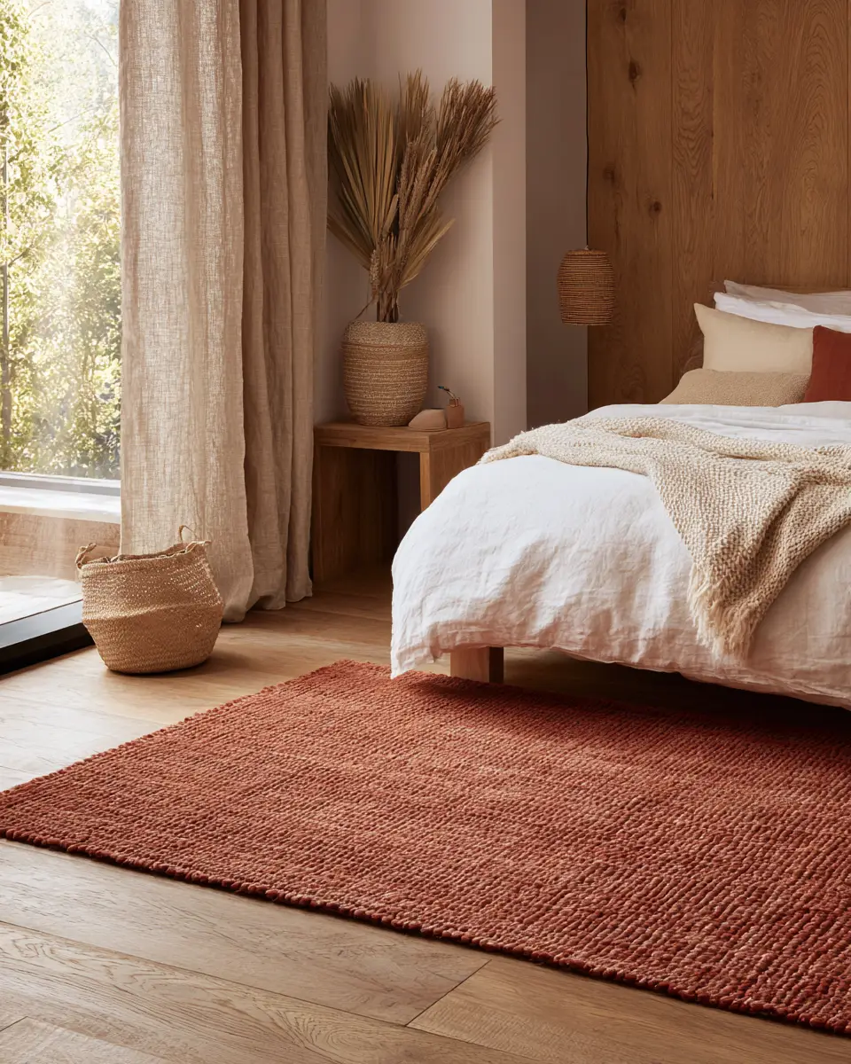 Terracotta Scandinavian Bedroom Decor Ideas