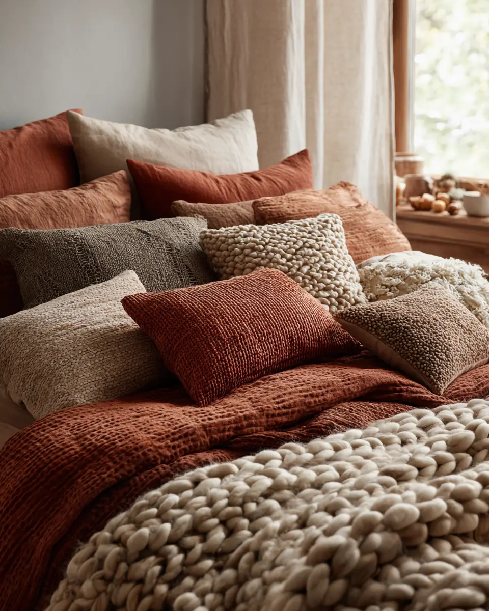 Terracotta Scandinavian Bedroom Decor Ideas