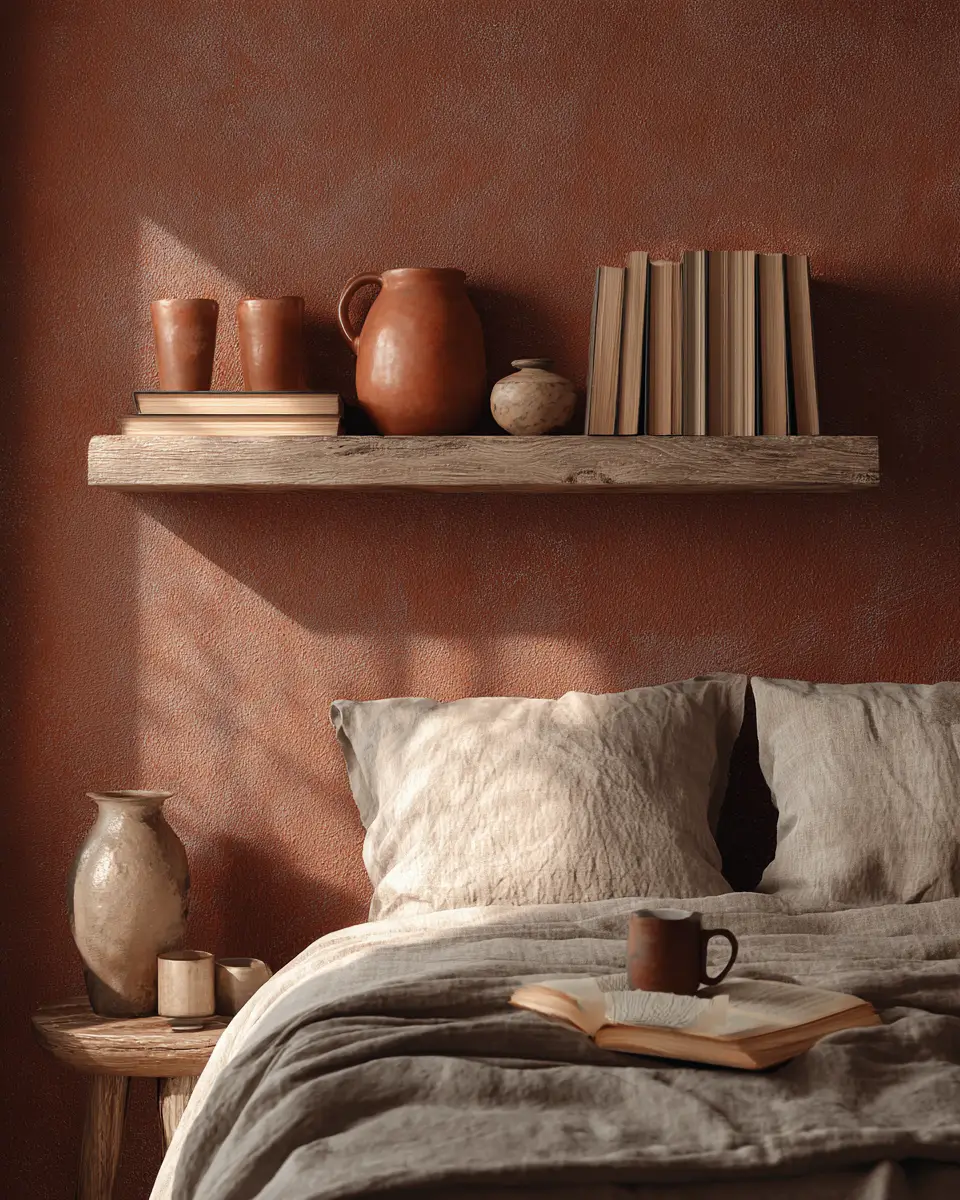 Terracotta Scandinavian Bedroom Decor Ideas