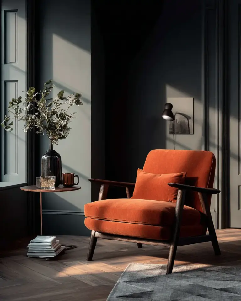 Terracotta Scandinavian Living Room Decor Ideas - Featured